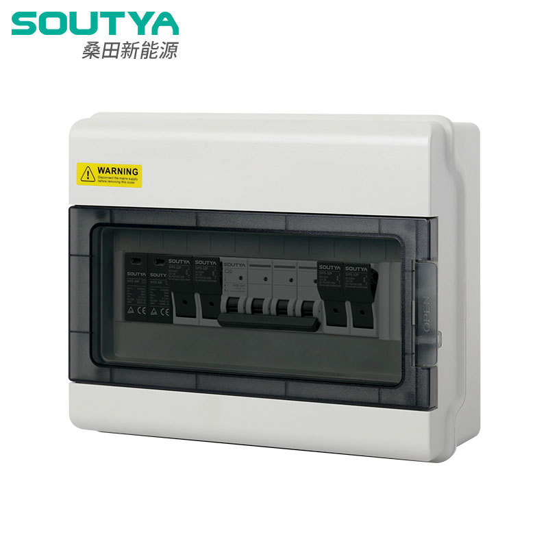 1000V DC Combiner Box 2 In 1 Out MCB típusú