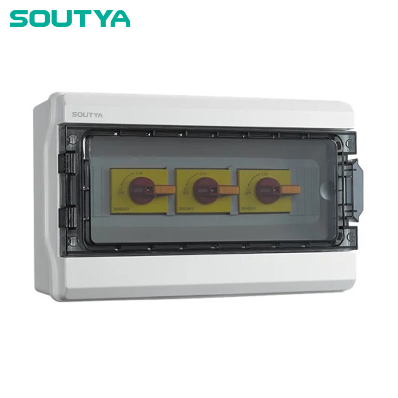 DC Isolator Box IP65 tokozás, három szál